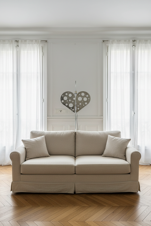 Cœur qui Pétille — Lampadaire Sculpture Pièce Unique