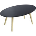 Bureau d'accueil Paperflow Scandi laqué MDF noir