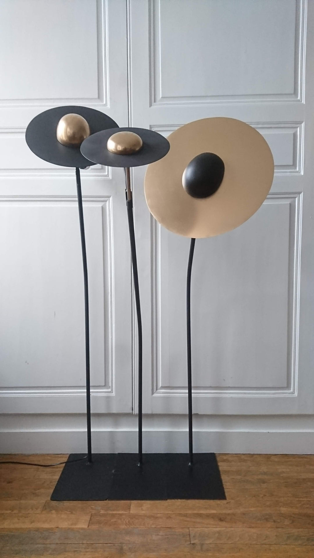 Trio Nomade — Sculptural Floor Lamp Set