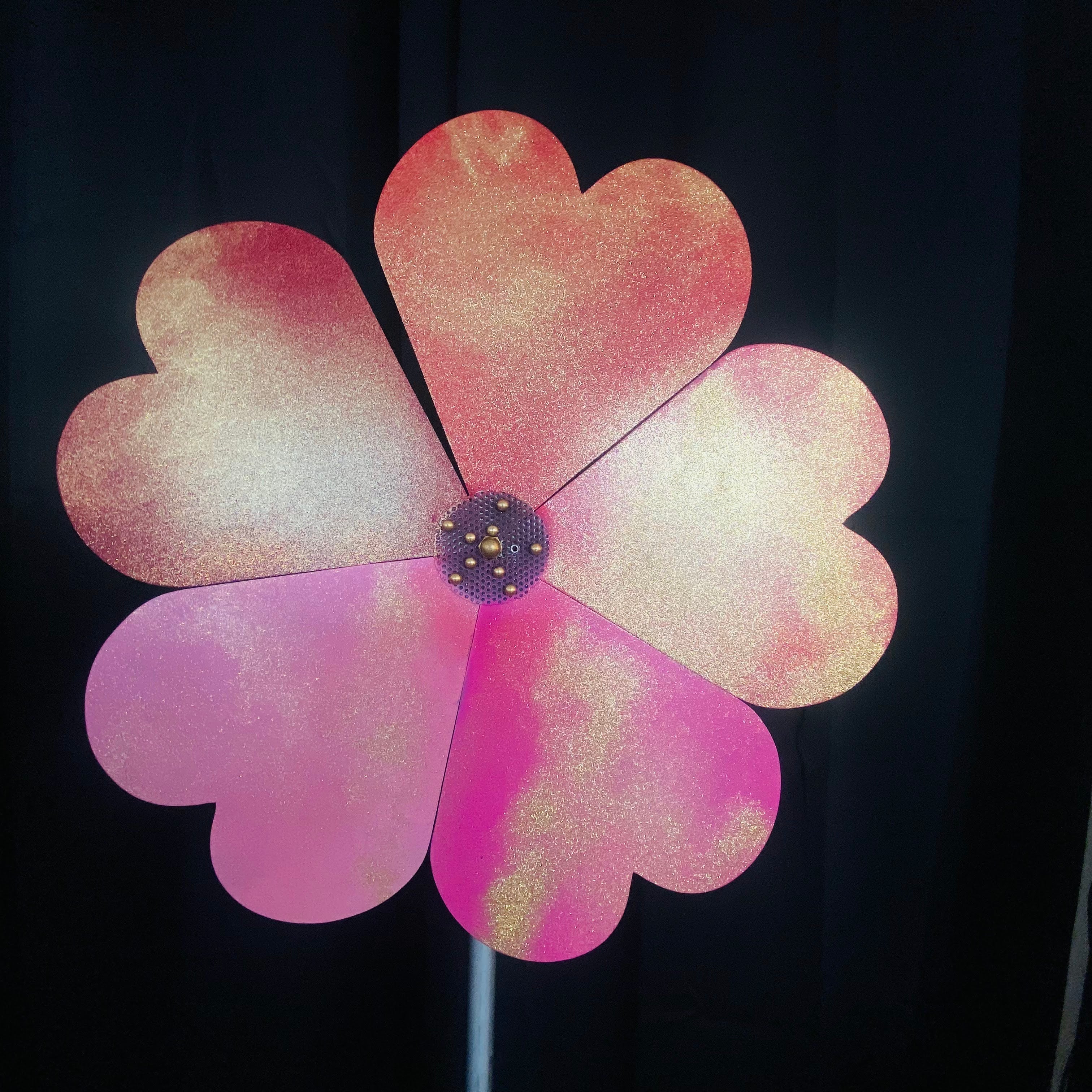 Lampadaire Sculpture La Roue de l'Amour N°2 — Pièce Unique
