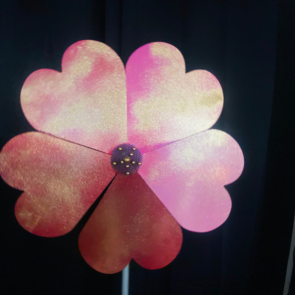 Lampadaire Sculpture La Roue de l'Amour N°2 — Pièce Unique