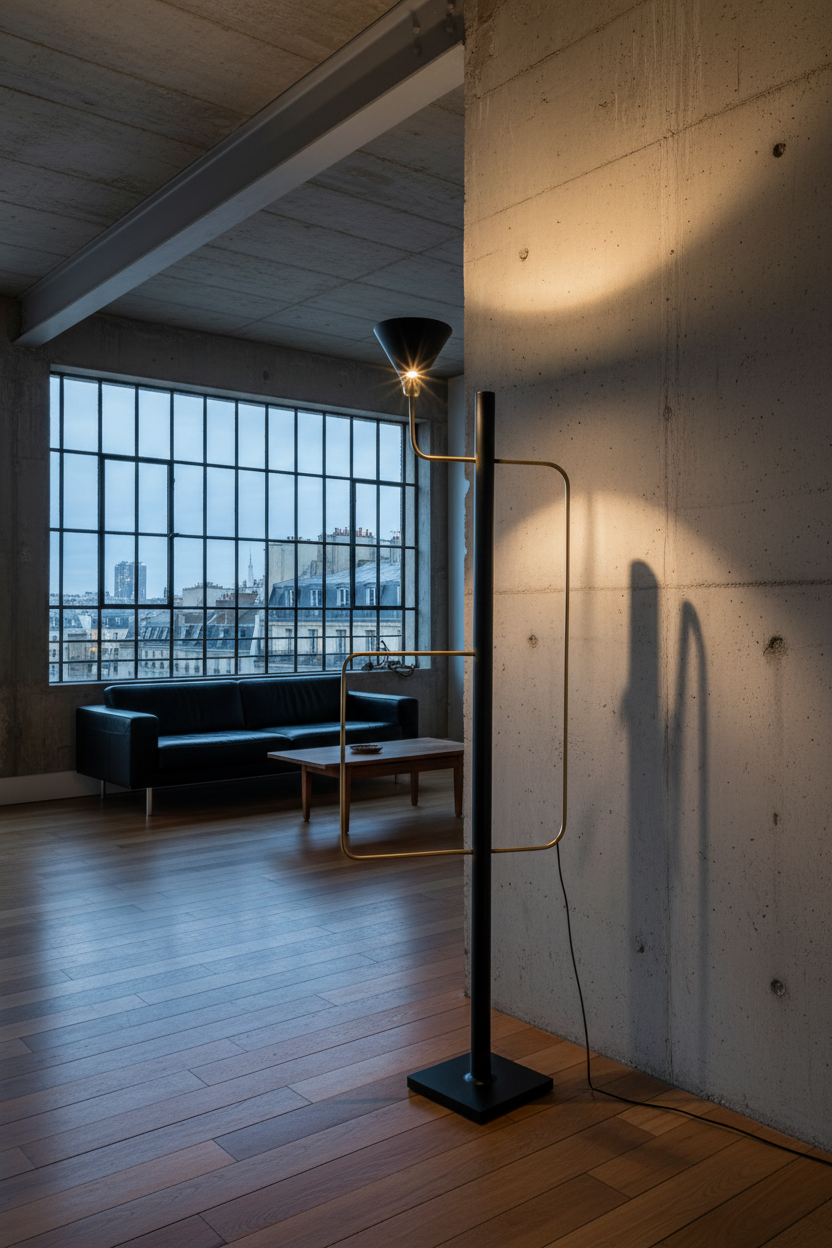 Le C — Lampadaire Sculpture