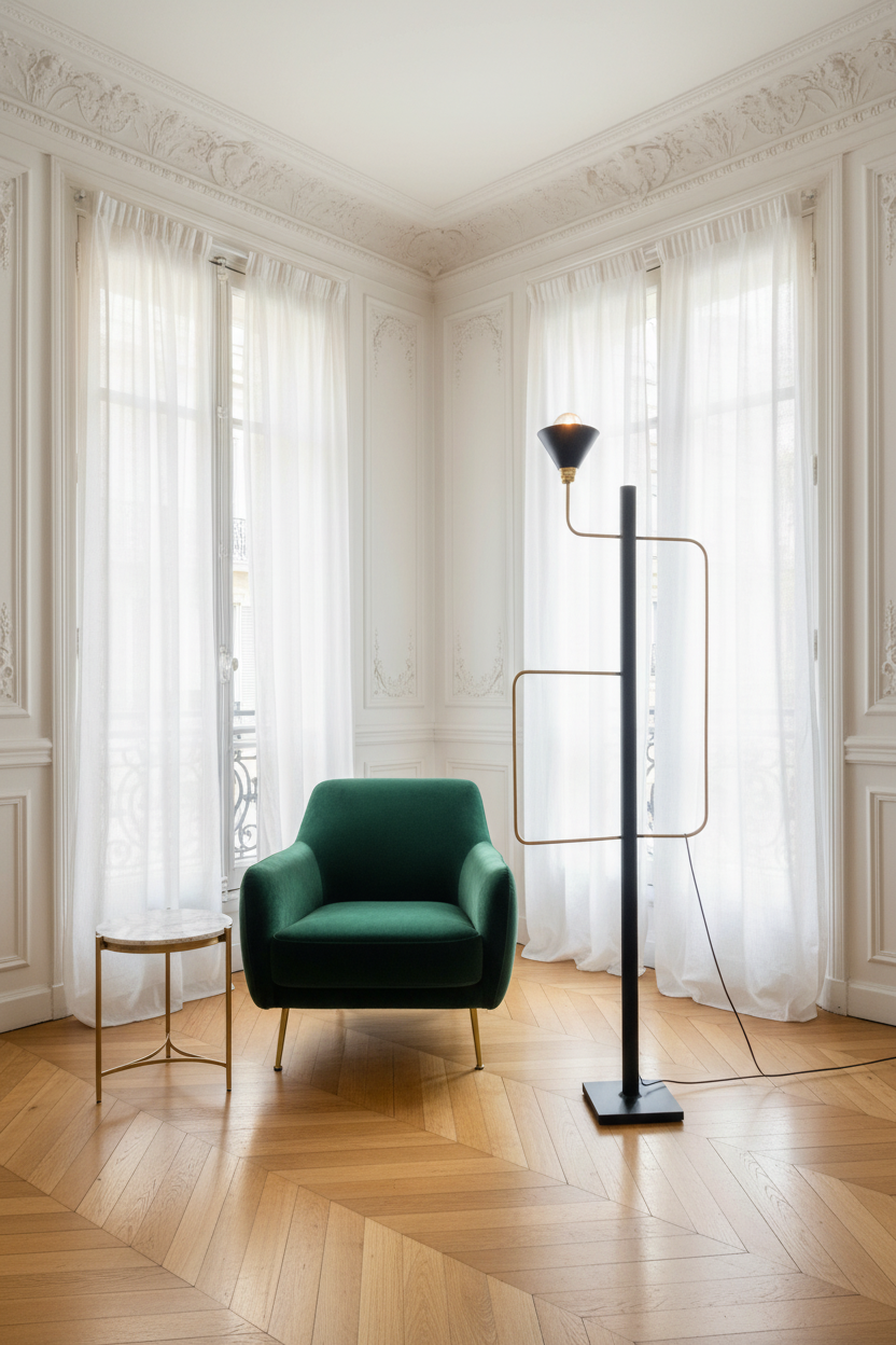 Le C — Lampadaire Sculpture