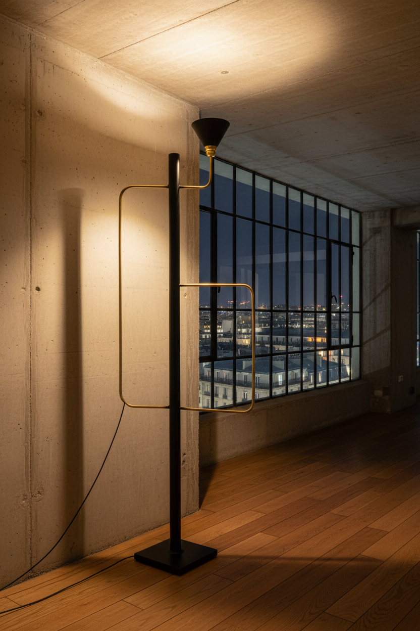 Le C — Lampadaire Sculpture