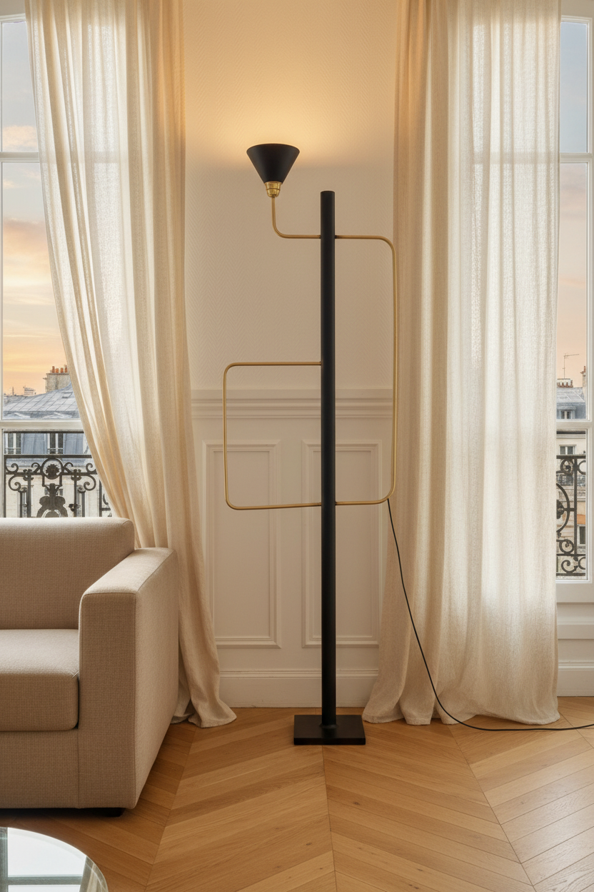Le C — Lampadaire Sculpture