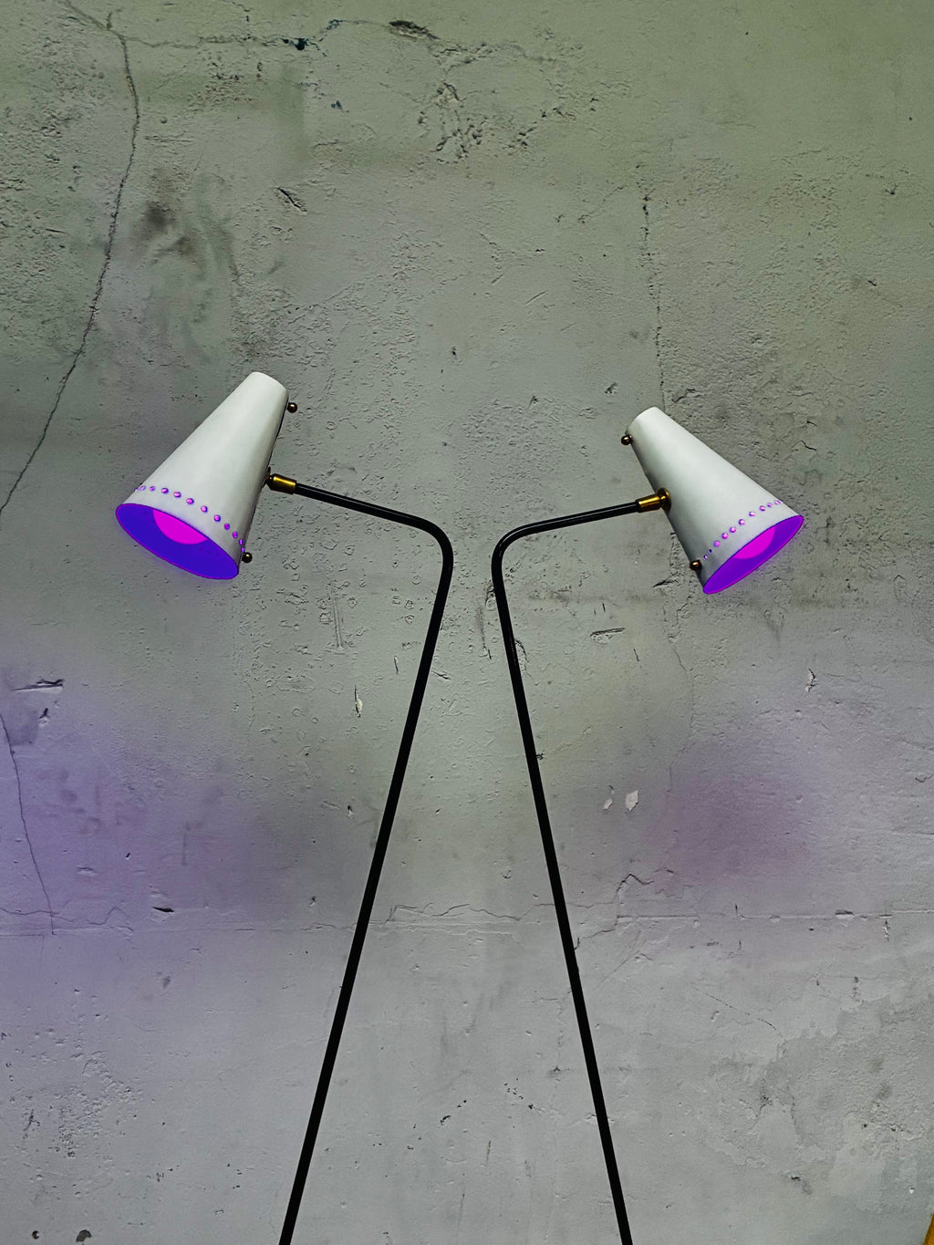 Magnifique Paire de Lampadaire, design minimaliste