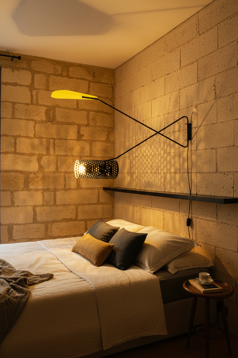 Ambiance chambre lumière chaude