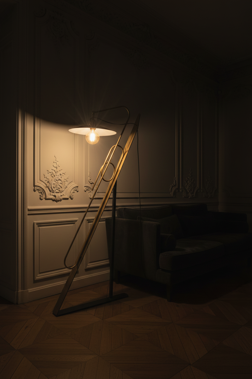 Appartement haussmannien nuit