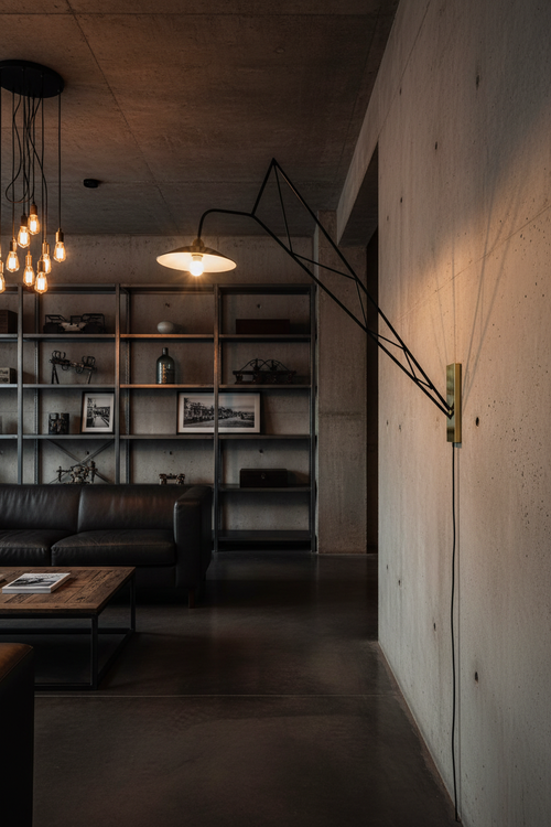 Applique ambiance industrielle