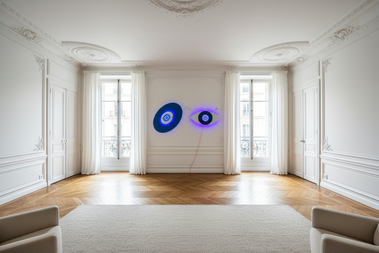 Décor large 2 — Bleu profond