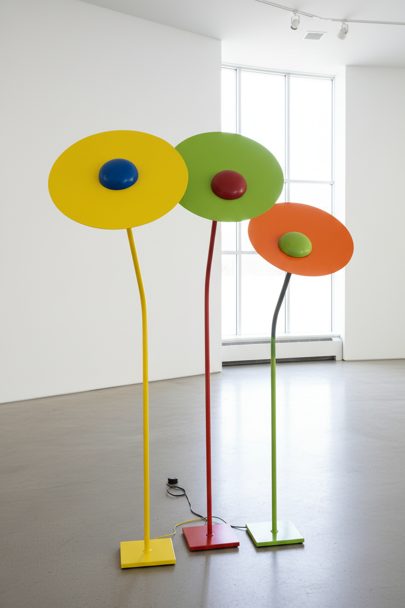 La Constellation — Trio de Lampadaires Floraux