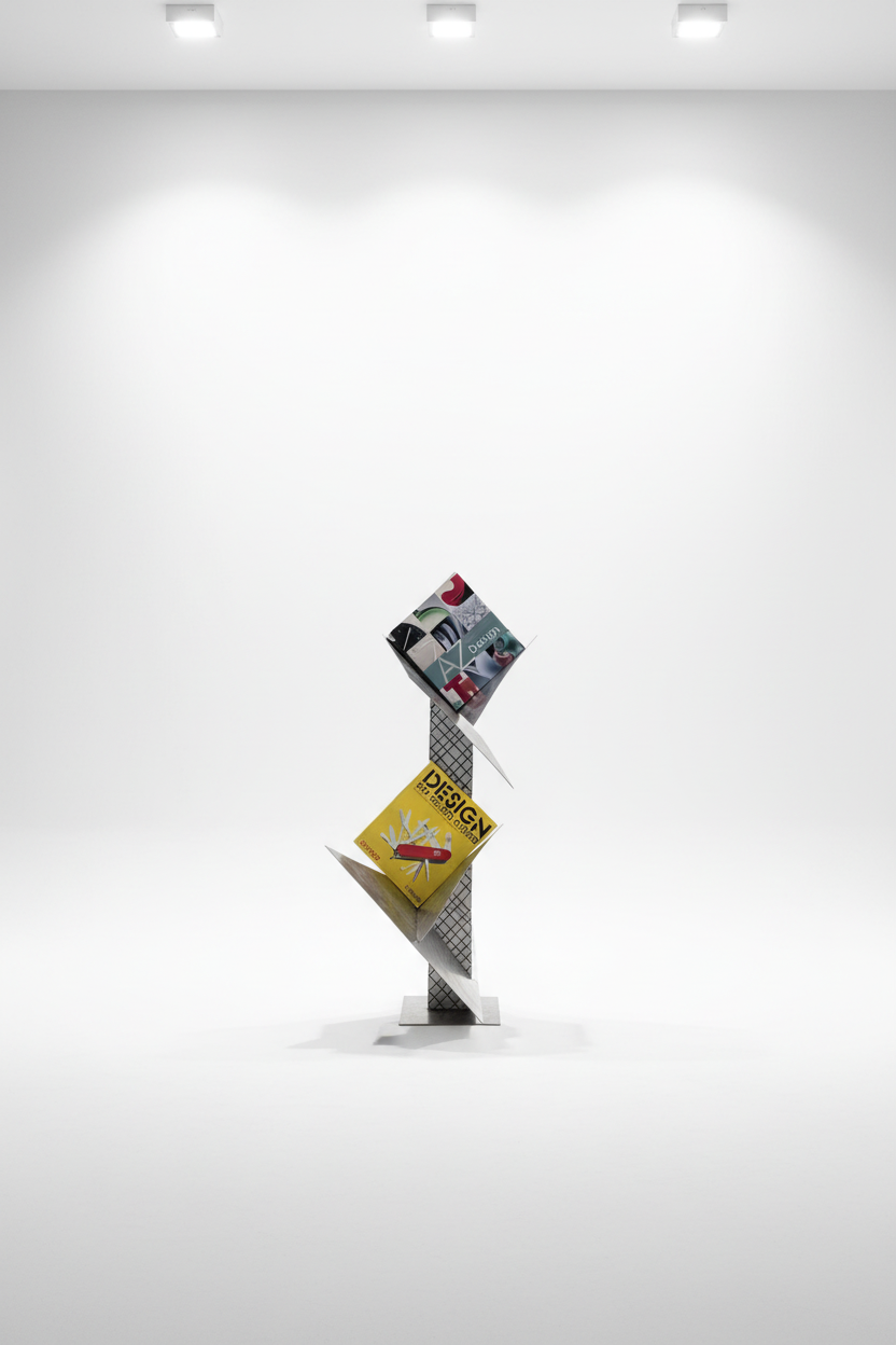 FRAGMENT — Sculpture modulable acier & inox, art contemporain