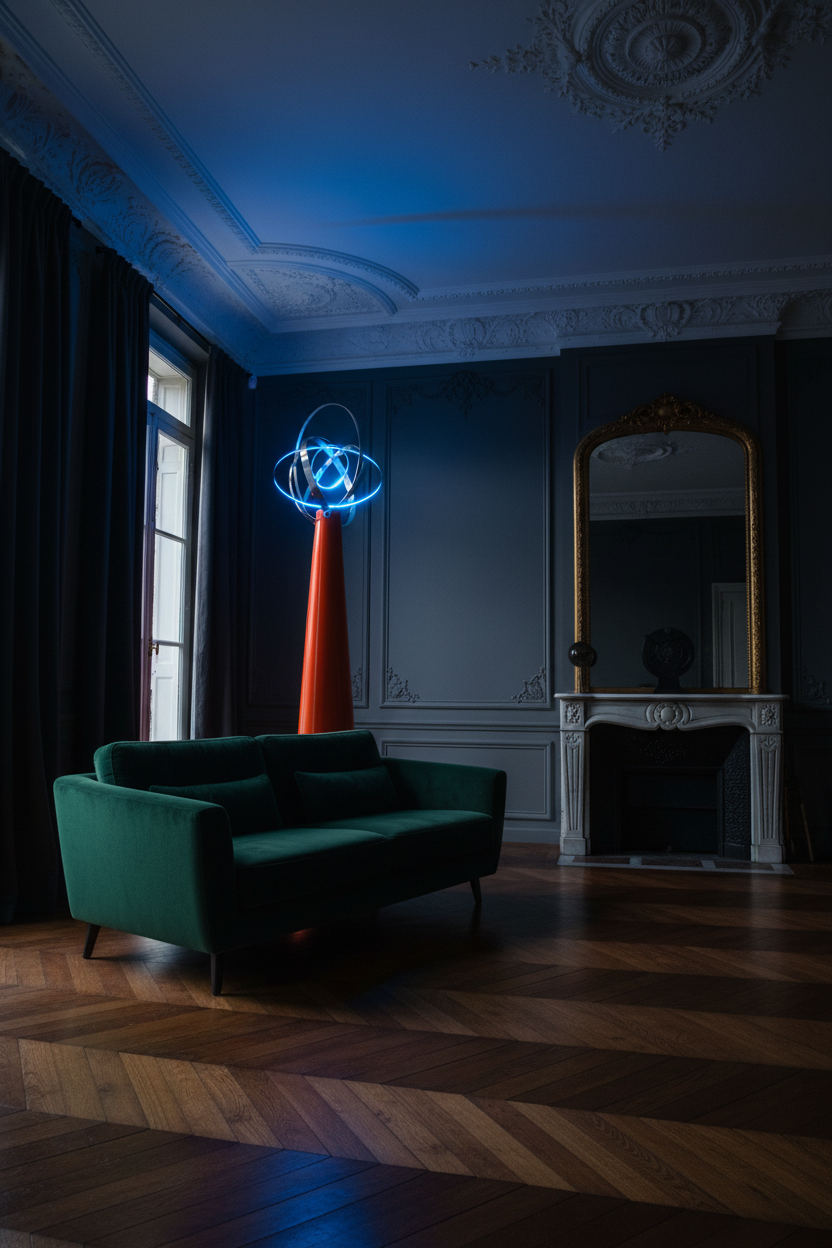 La Fusée Tintin — Salon Haussmannien