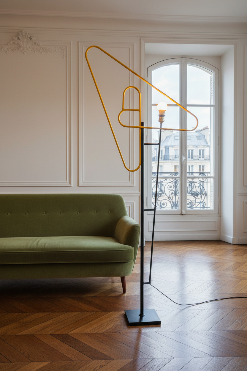 Lampadaire 3/4 haussmannien