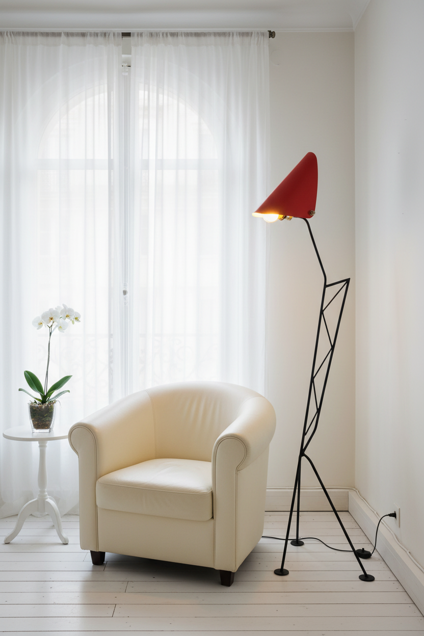 Lampadaire Zoomorphe — Fauteuil Club