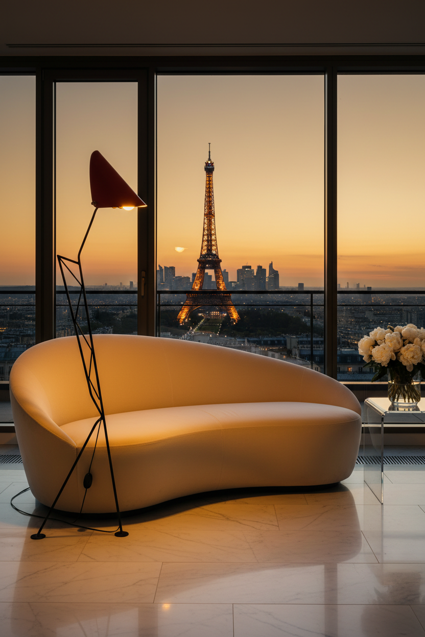 Lampadaire Zoomorphe — Penthouse Paris