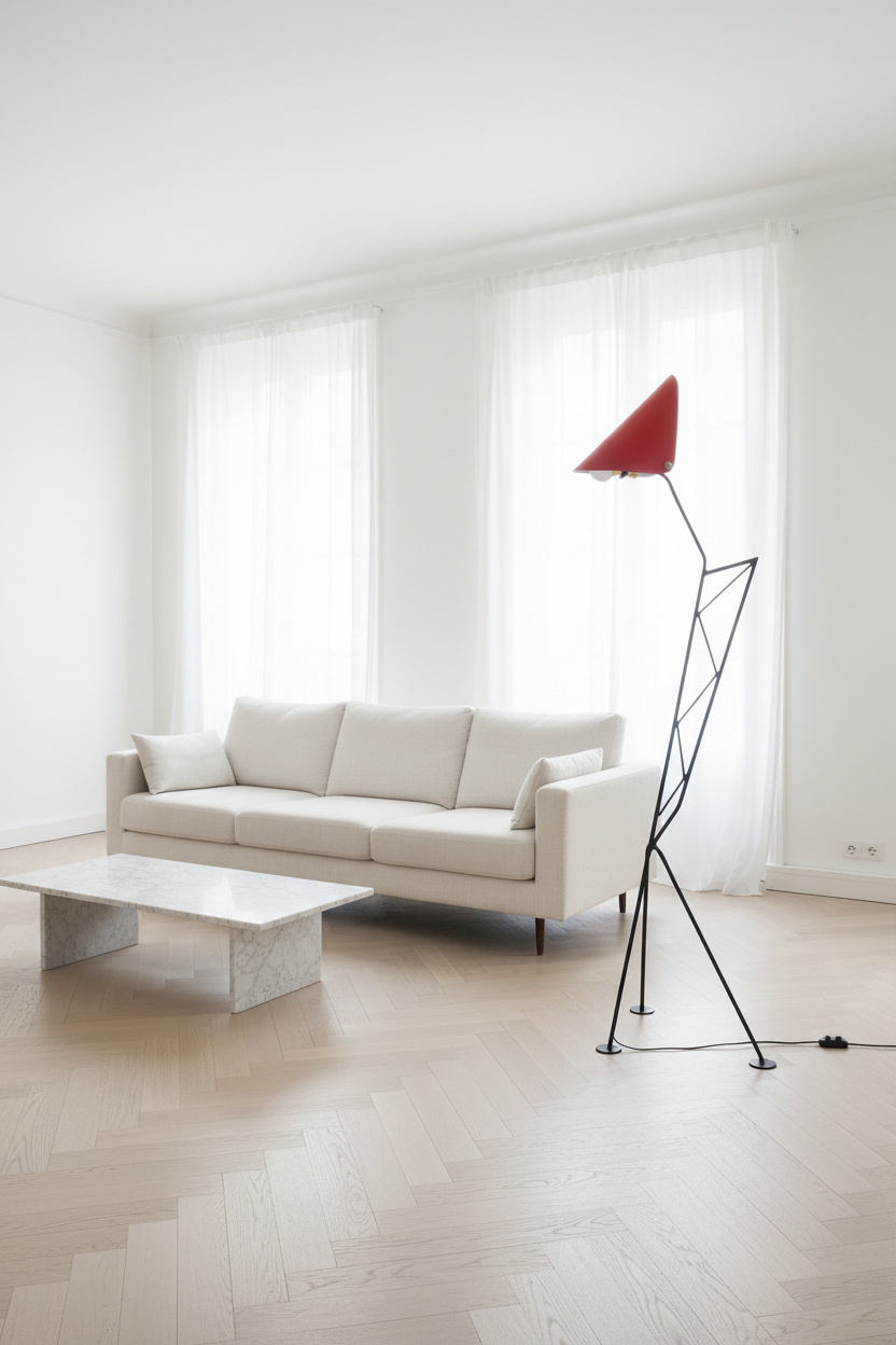 Lampadaire Zoomorphe — Salon Parisien
