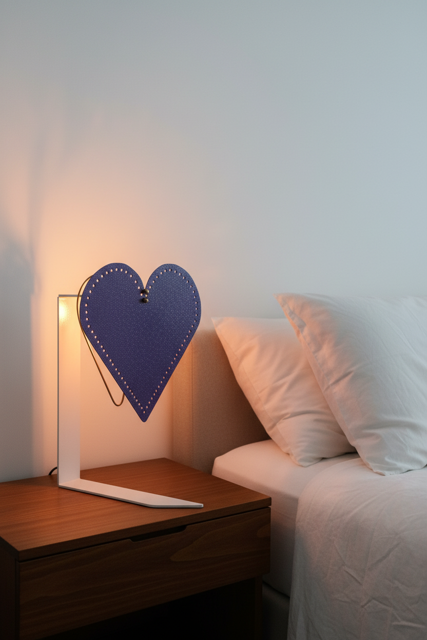 Lampe Cœur — Chambre Luxe