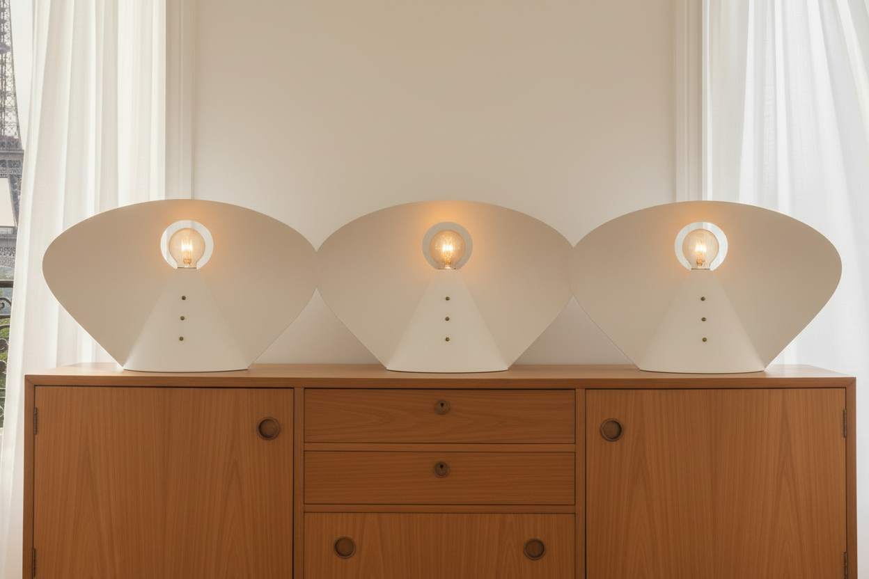 Les Trois Grâces - Zoom lampes sur grande enfilade