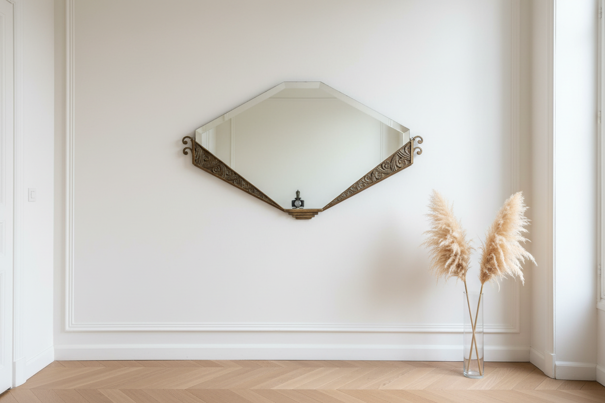 Miroir Art Déco – Entrée épurée