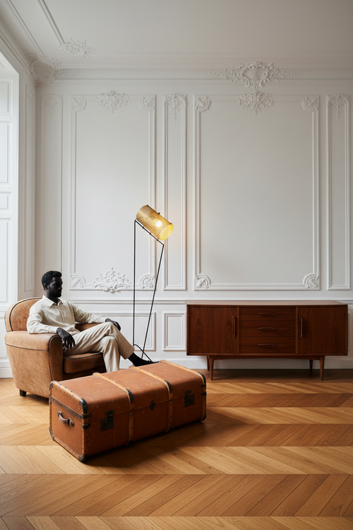 Mise en scène parisienne - Lampadaire