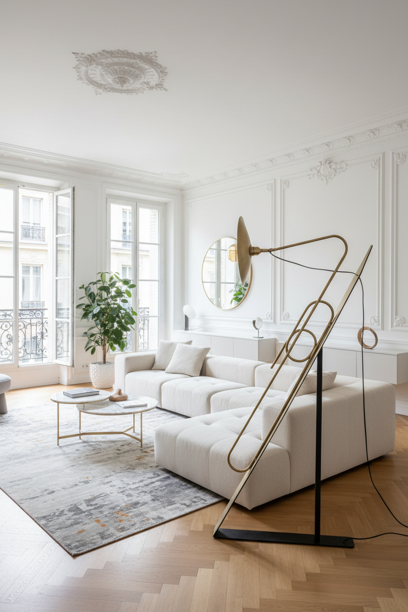 Salon haussmannien jour