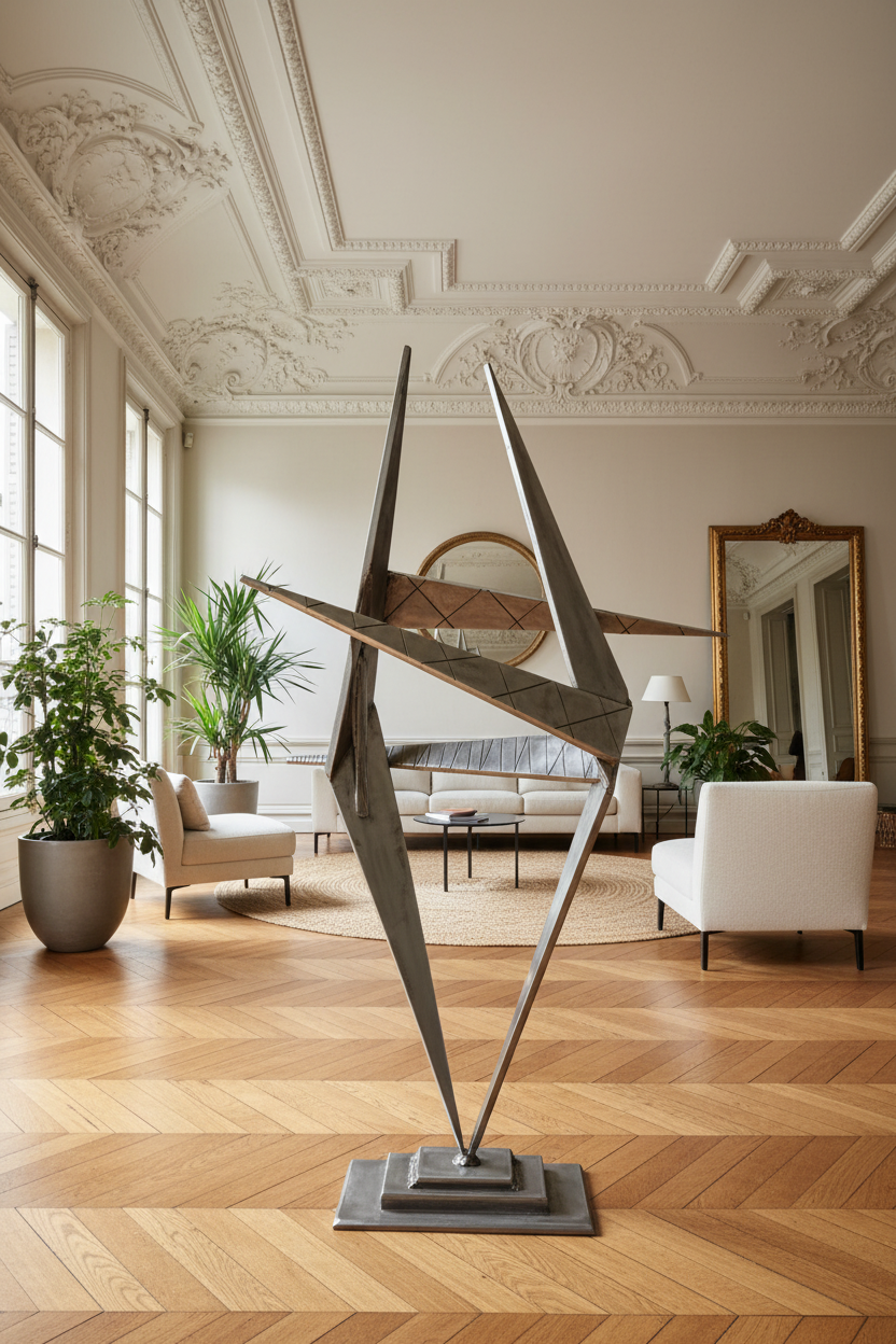 Sculpture Dans tes bras - Haussmannien
