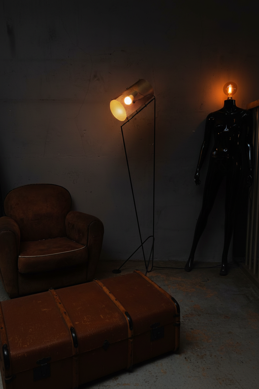 Studio parisien nocturne